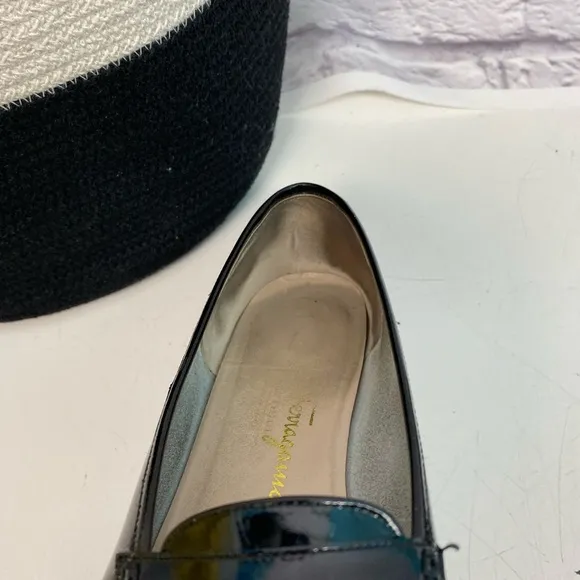 Ferragamo Patent Leather Loafers 8.5