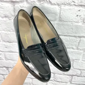Ferragamo Patent Leather Loafers 8.5