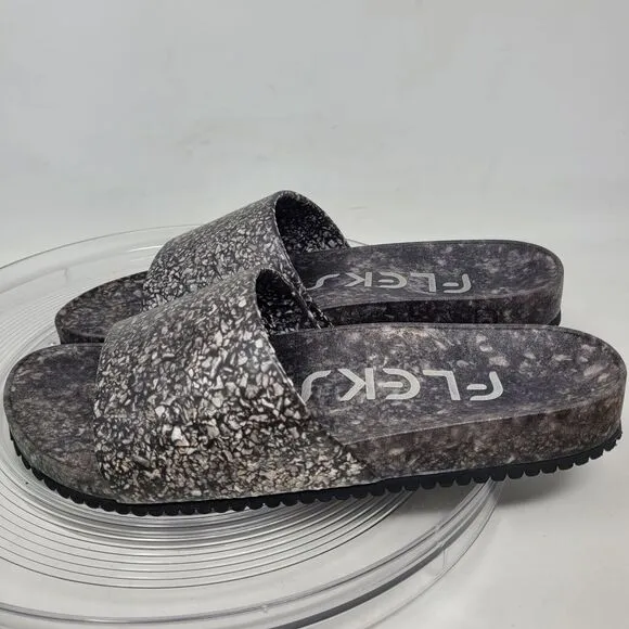 FLEKS East Beach Slide Sandals Night, Amazing Comfort FLEKS foam, Sz 11-11.5 NEW
