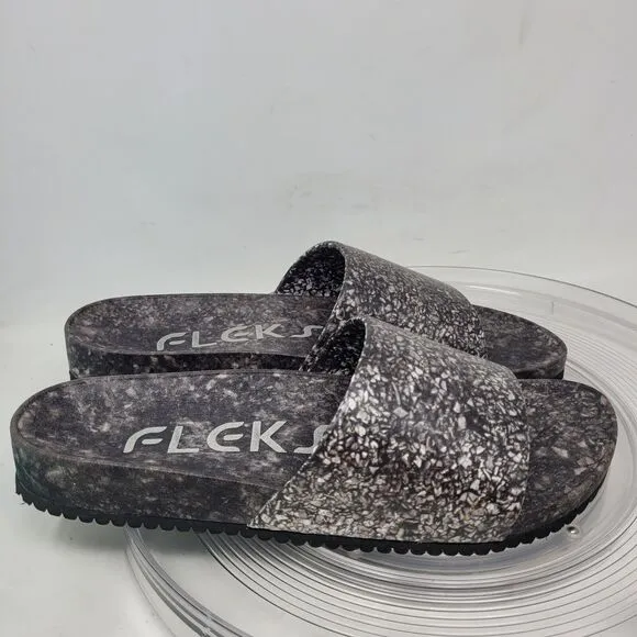 FLEKS East Beach Slide Sandals Night, Amazing Comfort FLEKS foam, Sz 11-11.5 NEW