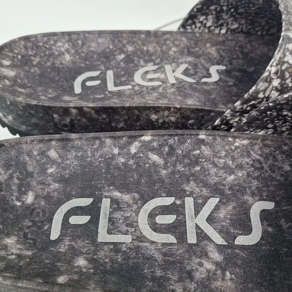 FLEKS East Beach Slide Sandals Night, Amazing Comfort FLEKS foam, Sz 11-11.5 NEW