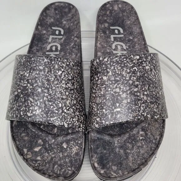 FLEKS East Beach Slide Sandals Night, Amazing Comfort FLEKS foam, Sz 11-11.5 NEW