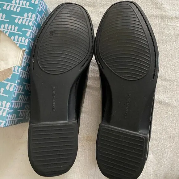 Florsheim Comfortech Leather Loafers Black Men's Size 12