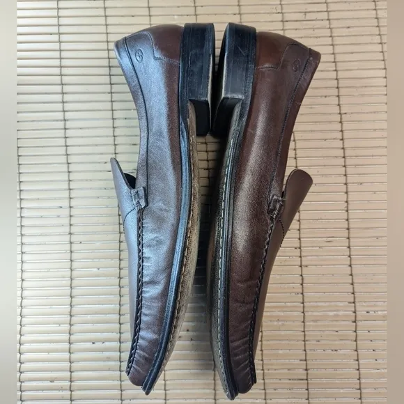 Florsheim IMPERIAL brown leather Venetian Loafers men's size 14D