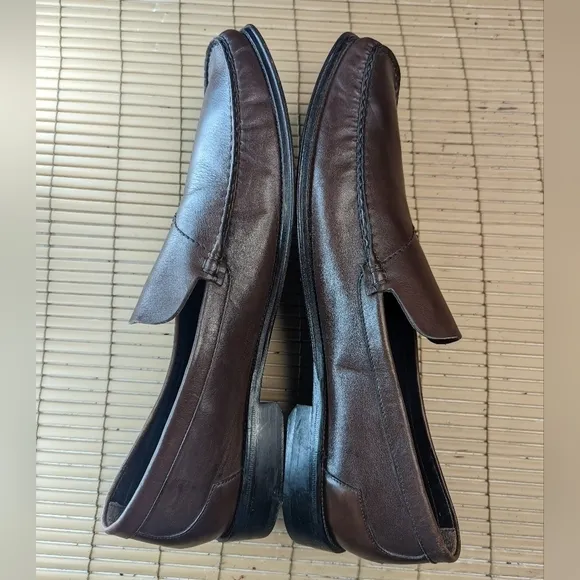 Florsheim IMPERIAL brown leather Venetian Loafers men's size 14D