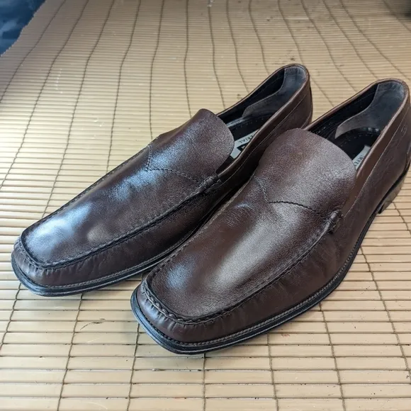 Florsheim IMPERIAL brown leather Venetian Loafers men's size 14D