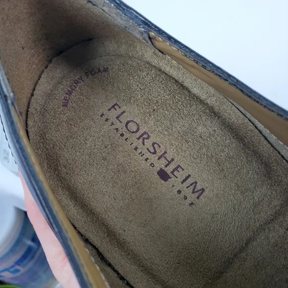 Florsheim Memory Foam Leather Lace Up Like New