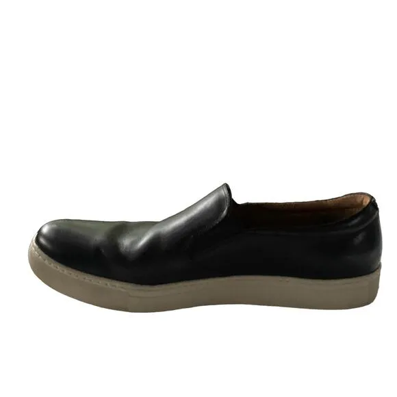 FLORSHEIM Men's Size 11.5M Verge Gore Black Leather Slip-On Fashion Sneakers