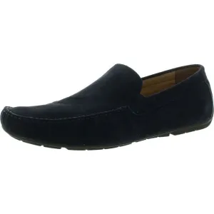 Florsheim Mens Talladega Navy Suede Square Toe Slip On Loafers NWOB