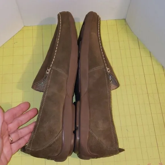 Florsheim brown leather loafers