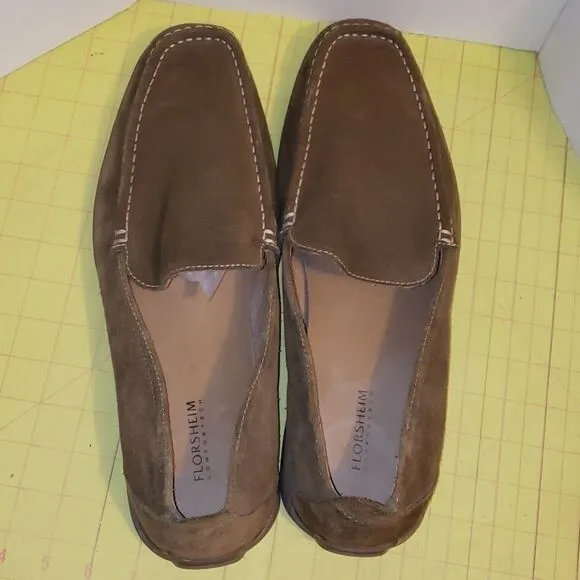 Florsheim brown leather loafers