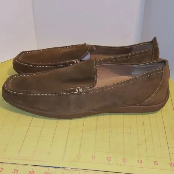 Florsheim brown leather loafers