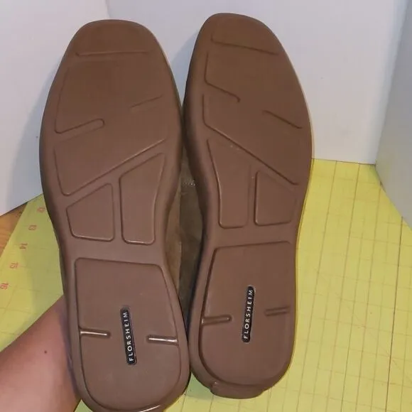 Florsheim brown leather loafers
