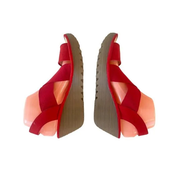 Fly London Yaji Womens Wedge Heel Sandals Women's 41 Worn Once~