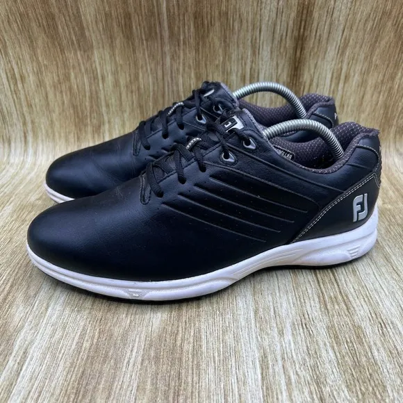 Footjoy ARC SL Golf Shoes Men's Size 9.5 M Black Spikeless Sneakers Shoes‎ 59702