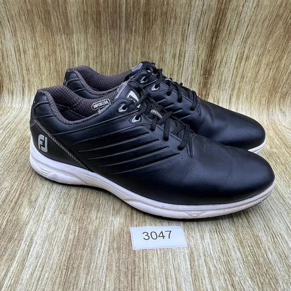 Footjoy ARC SL Golf Shoes Men's Size 9.5 M Black Spikeless Sneakers Shoes‎ 59702