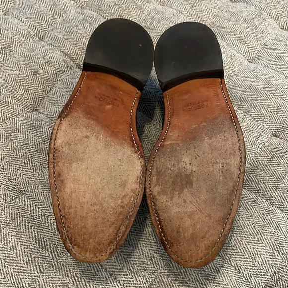 FootJoy black leather loafers size 10D