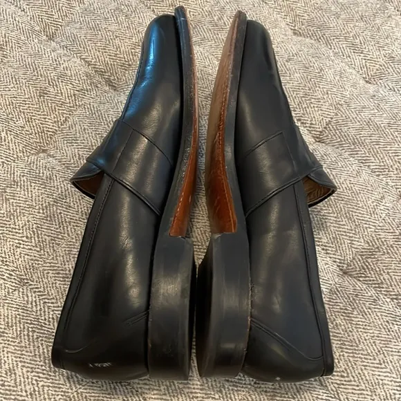 FootJoy black leather loafers size 10D