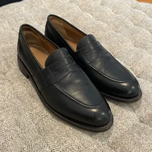 FootJoy black leather loafers size 10D