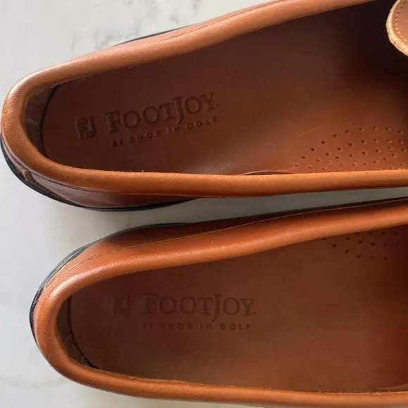 Footjoy Brown Leather Loafers