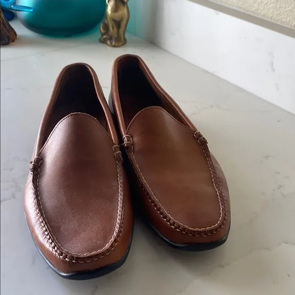 Footjoy Brown Leather Loafers