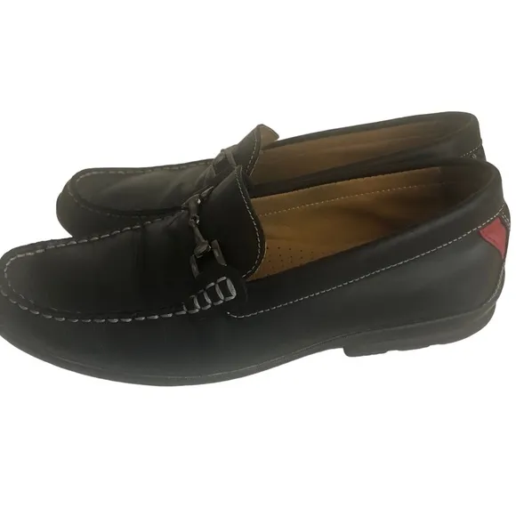 FootJoy Club Casual Leather Slip-On Horsebit Loafers Shoes