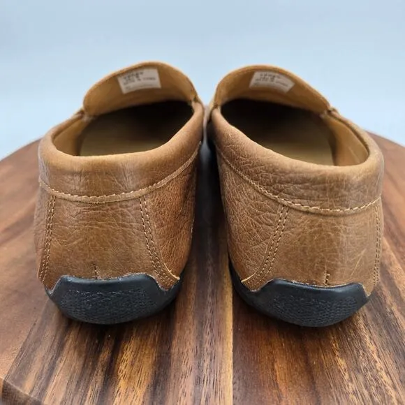 Footjoy FJ Club Casual Loafers Men's 10.5 M Brown Leather Golf Spikeless Shoes