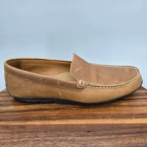 Footjoy FJ Club Casual Loafers Men's 10.5 M Brown Leather Golf Spikeless Shoes