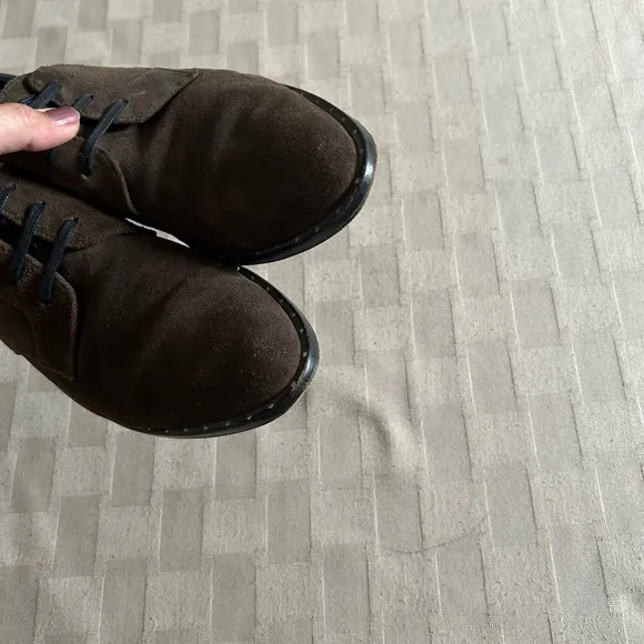 Freda Salvador Wit D’Orsay Suede Oxford Lace Up Loafers