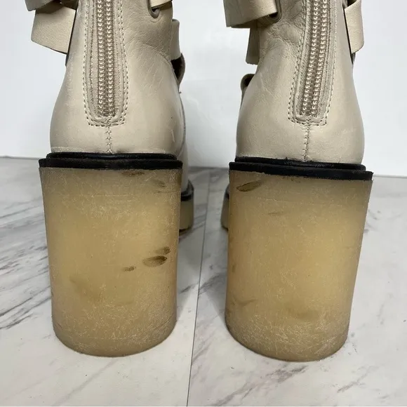 Free People Jesse Frost Strappy Heeled Boot 8.5