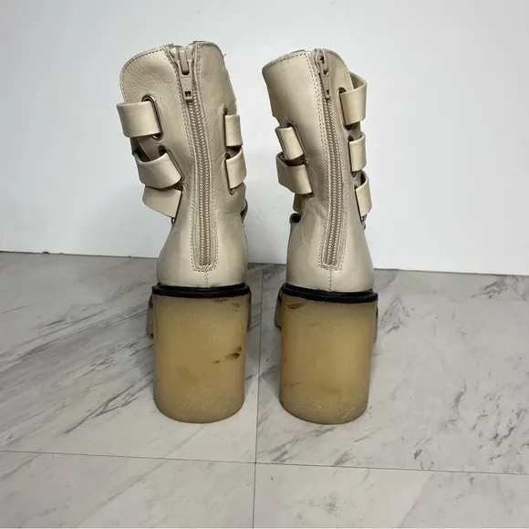 Free People Jesse Frost Strappy Heeled Boot 8.5