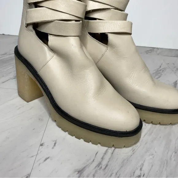 Free People Jesse Frost Strappy Heeled Boot 8.5