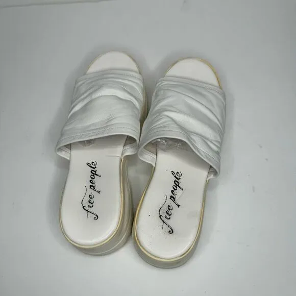 Free people poolside slide sandals size 39