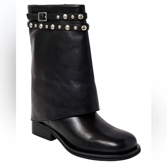 free people scorpio studded foldover boots