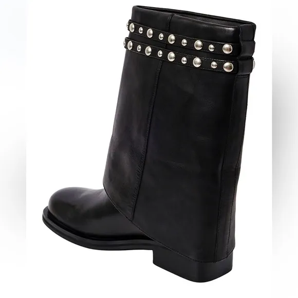 free people scorpio studded foldover boots