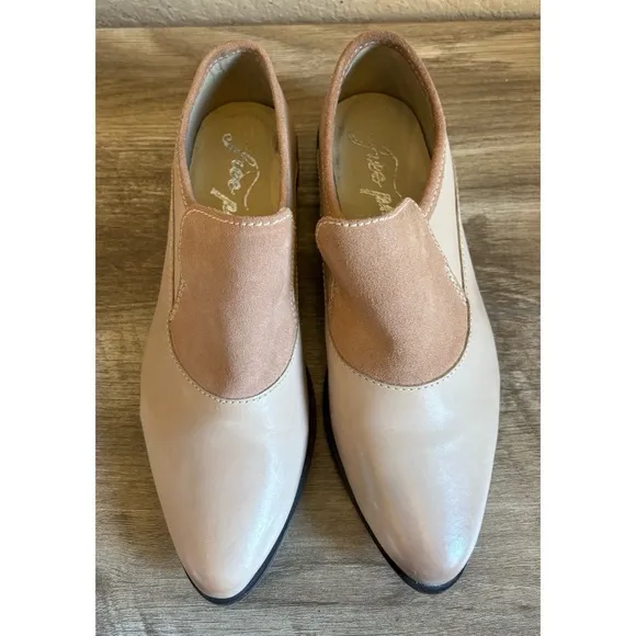 Free People Slip-On Leather Loafers
