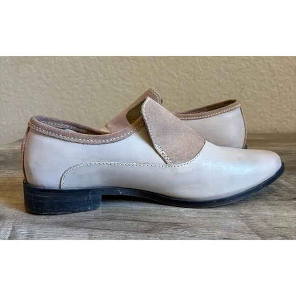 Free People Slip-On Leather Loafers