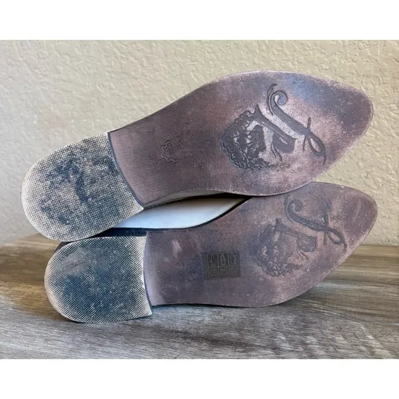 Free People Slip-On Leather Loafers