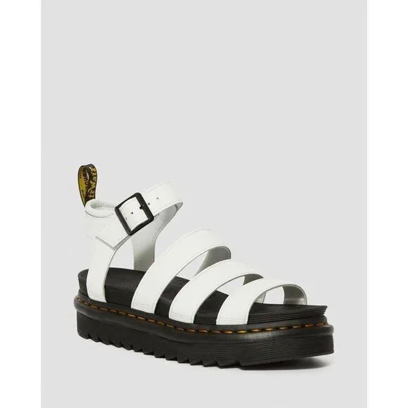 Free People x Dr. Martens Blaire Hydro Leather Flatform Gladiator Sandals