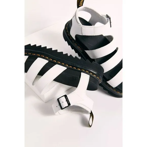 Free People x Dr. Martens Blaire Hydro Leather Flatform Gladiator Sandals