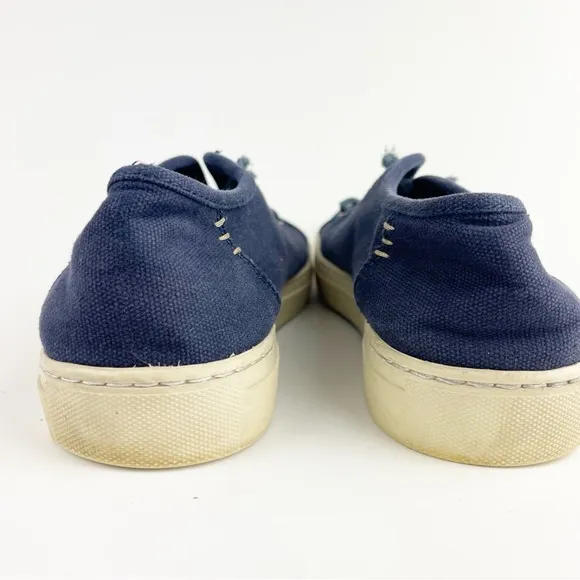 FRYE Justin Sneakers Navy Blue Lace Up Sneaker Size 10.5