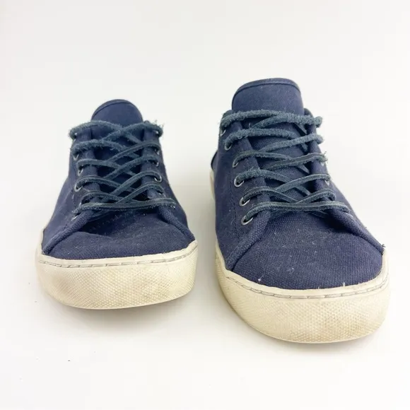 FRYE Justin Sneakers Navy Blue Lace Up Sneaker Size 10.5