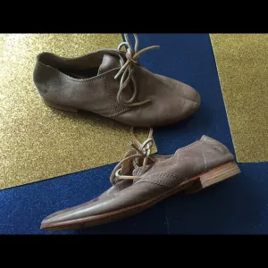 FRYE OXFORD Loafers TAN CLASSY CHIC LUX 8 PREPPY
