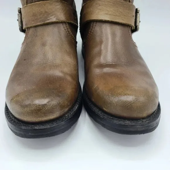 Frye Veronica 77618 Brown Leather Tall Knee High Riding Boots 5.5