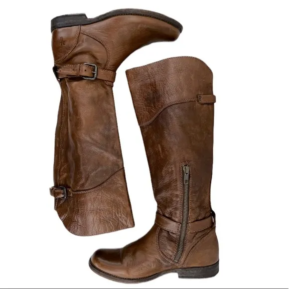 Frye Women’s Brown Phillip Riding Boots