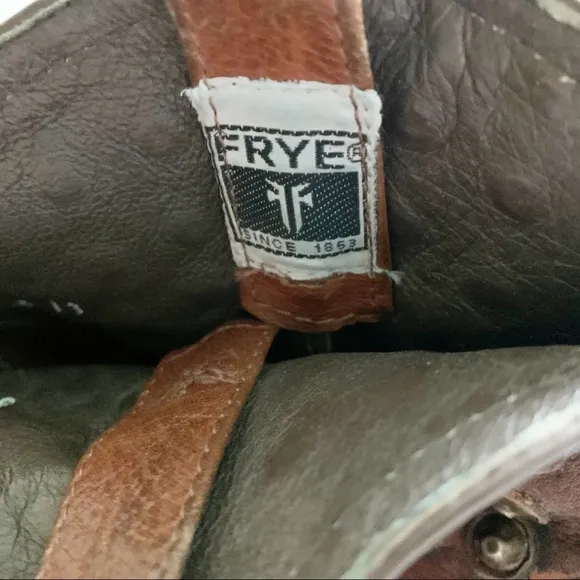 Frye Wyatt Disc Distressed Leather Boots