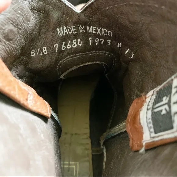 Frye Wyatt Disc Distressed Leather Boots