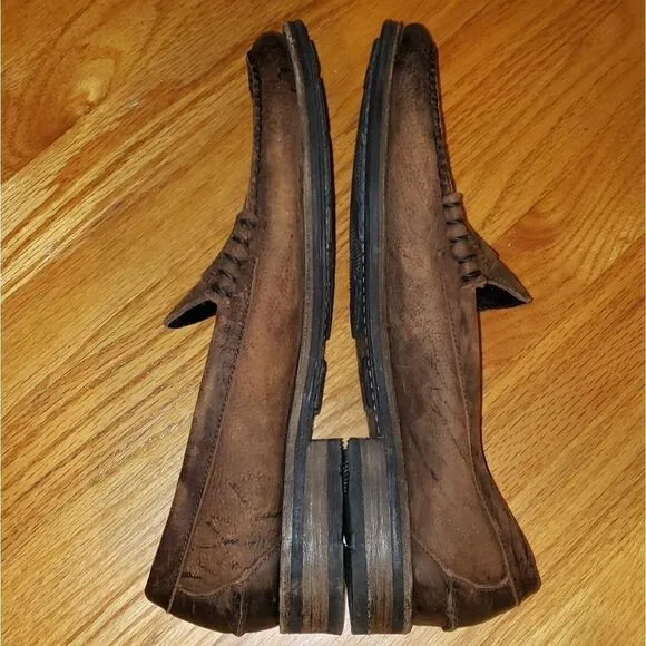 Frye Brown Leather Loafers