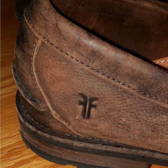 Frye Brown Leather Loafers