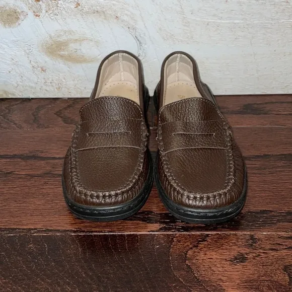 Gallucci Boy’s Brown Italian Leather Loafers
